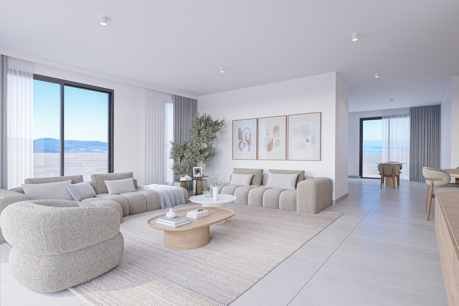 Mediterranean Dream Home: Modern 3-Bedroom Villa in Paphos Hills