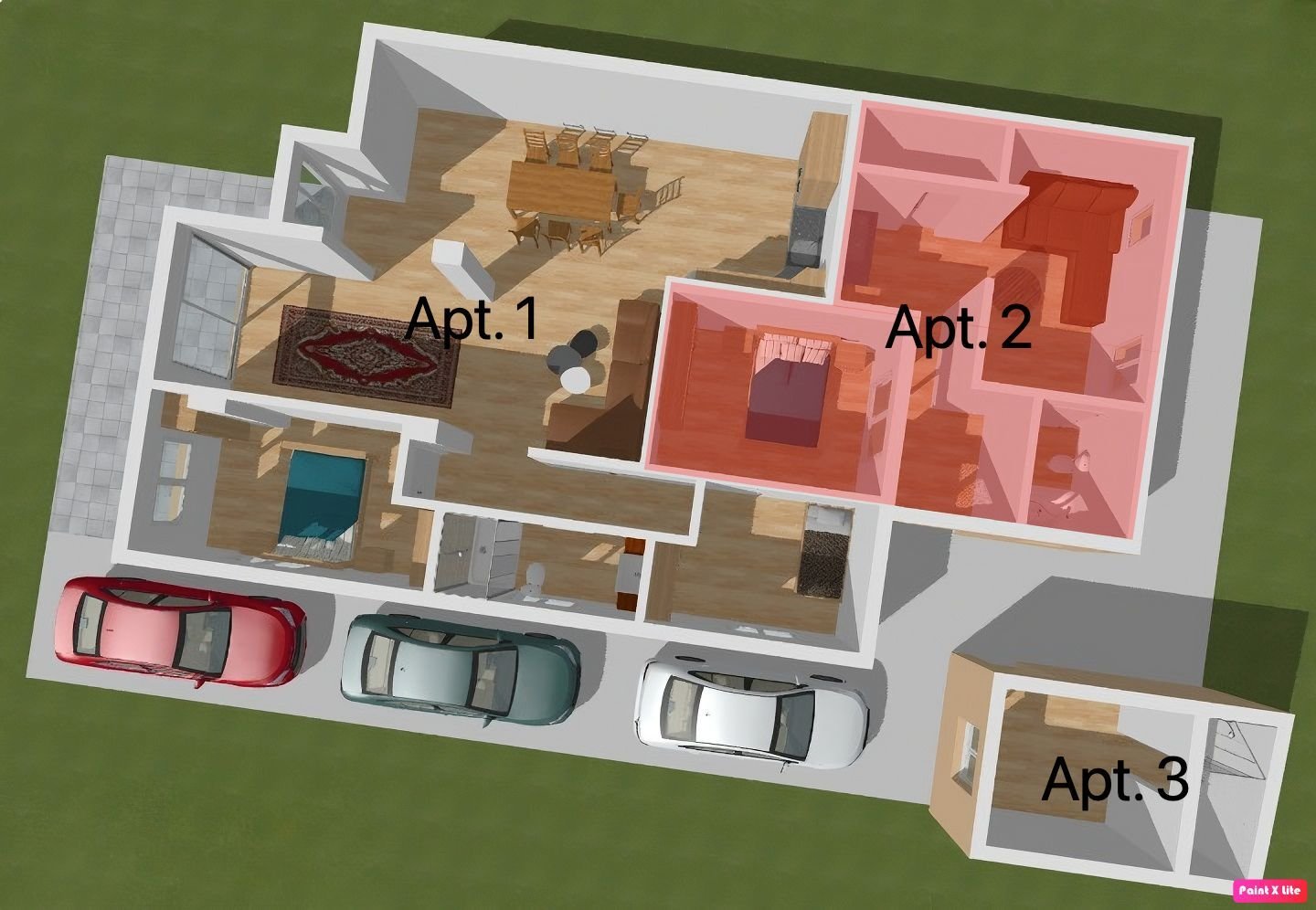 Unique Private Sale – 3 Independent Units: 2-Bed Apartment, 1-Bed Apartment & Separate Studio – Smart Living & Zero-Cost Investment
