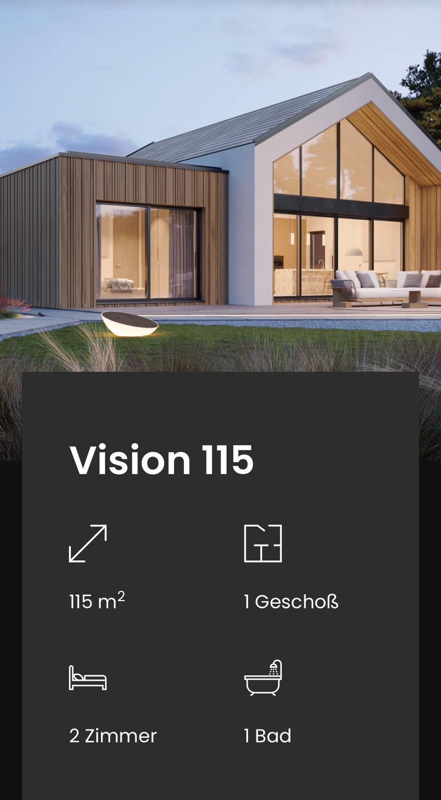 6  Bungalows ( projektiert ) in traumhafter Lage mit Meerblick