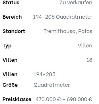 Hilltop Villa mit Sea-View Tremithousa Paphos