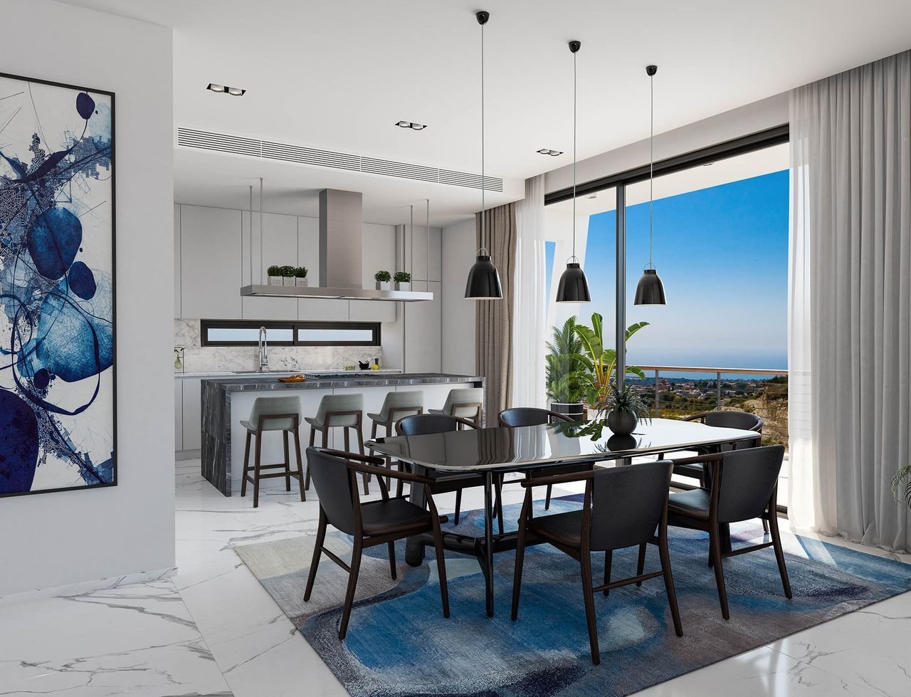 “Luxury 3-Bedroom Villa with Stunning Sea Views in Peaceful Tala”