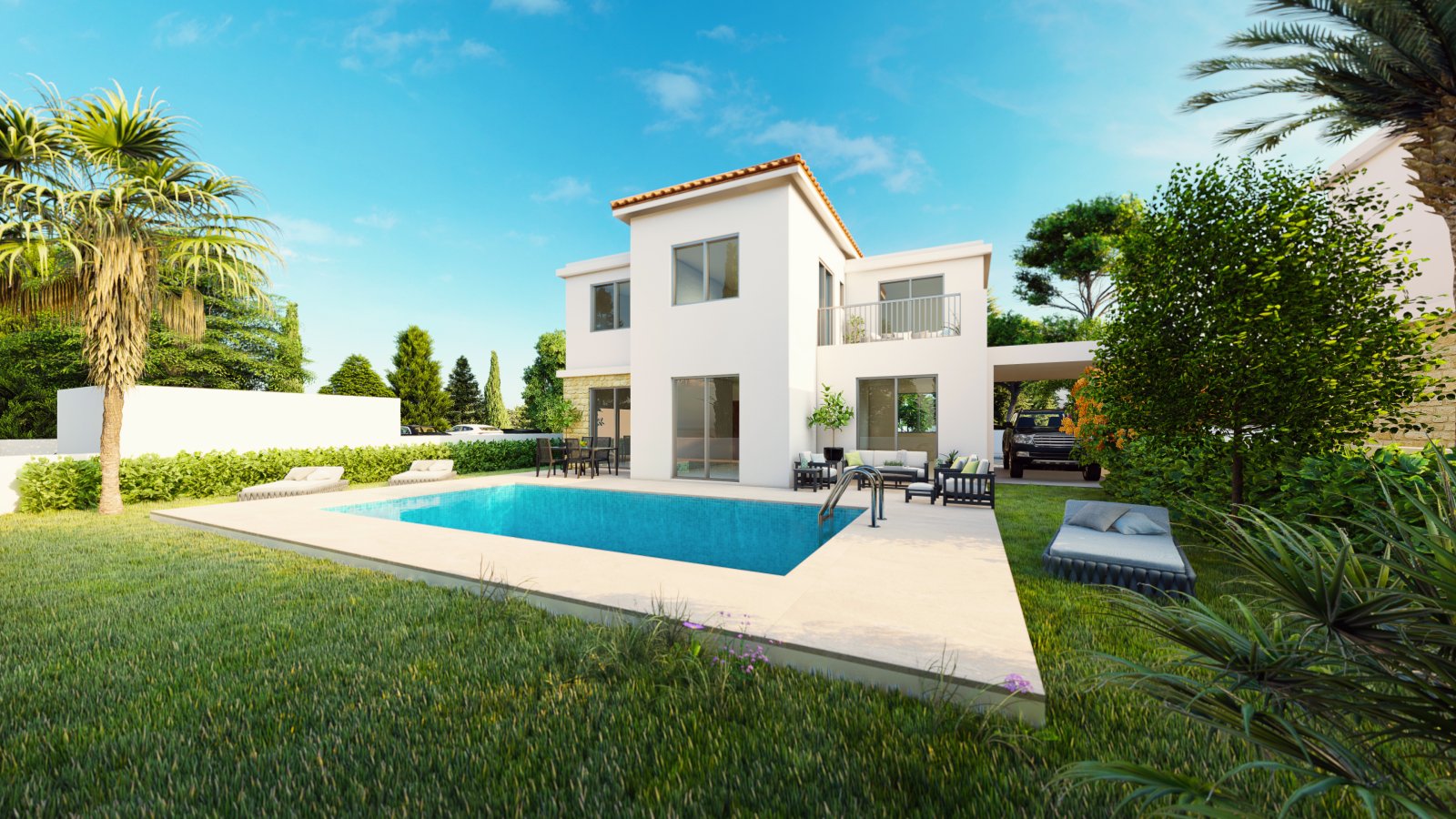 Exklusives Neubau-Villen in Mandria/ Paphos-Strandnähe-ab 315.000 €
