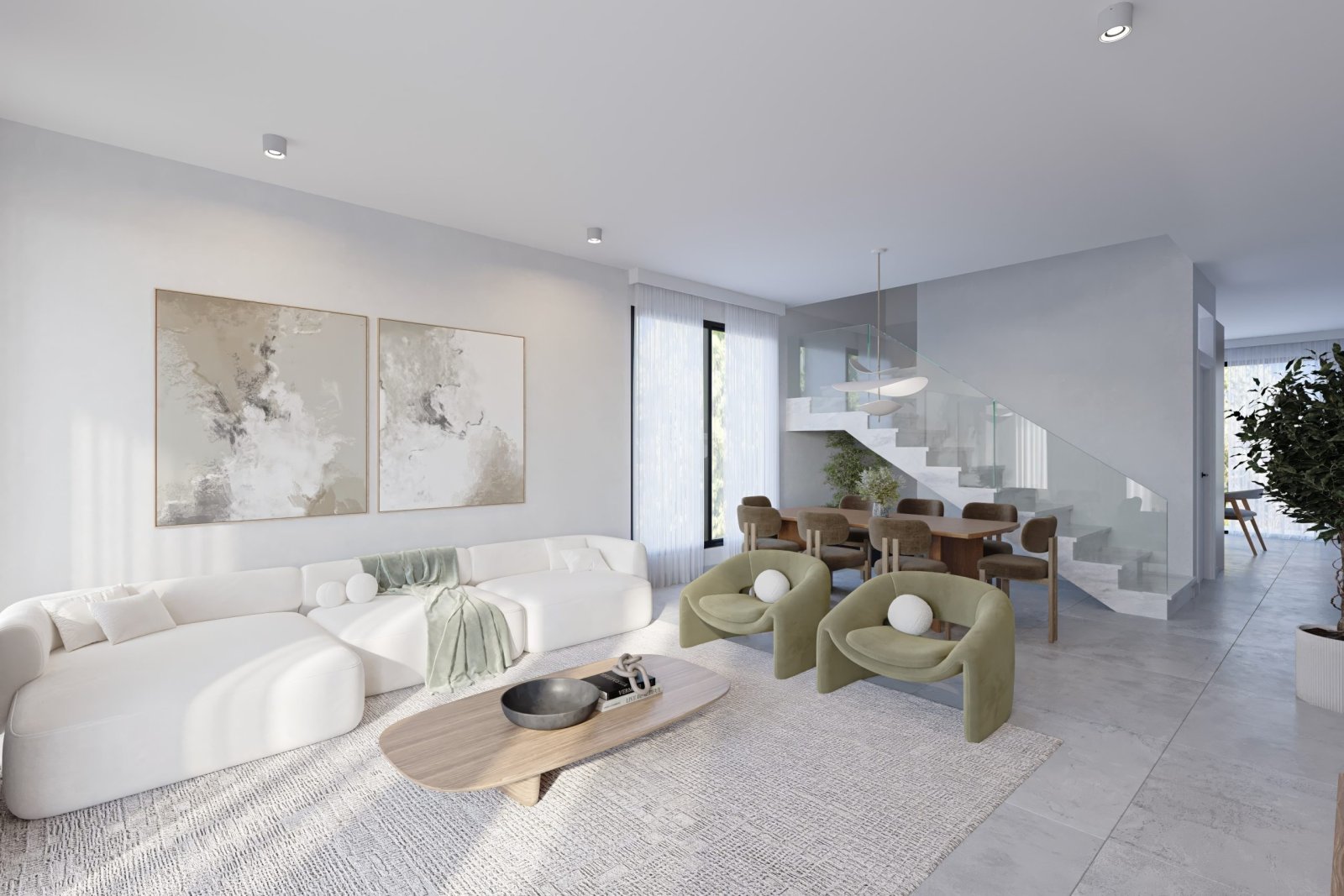 ✨ Sleek Serenity – Elegant Three-Bedroom Villa with Sea Views in Chloraka