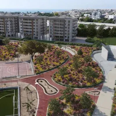 3 Bedroom Luxus-Apartment Park of Colours im Herzen von Paphos