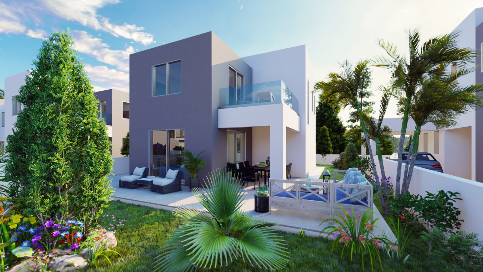 Exklusives Neubau-Villen in Mandria/ Paphos-Strandnähe-ab 315.000 €