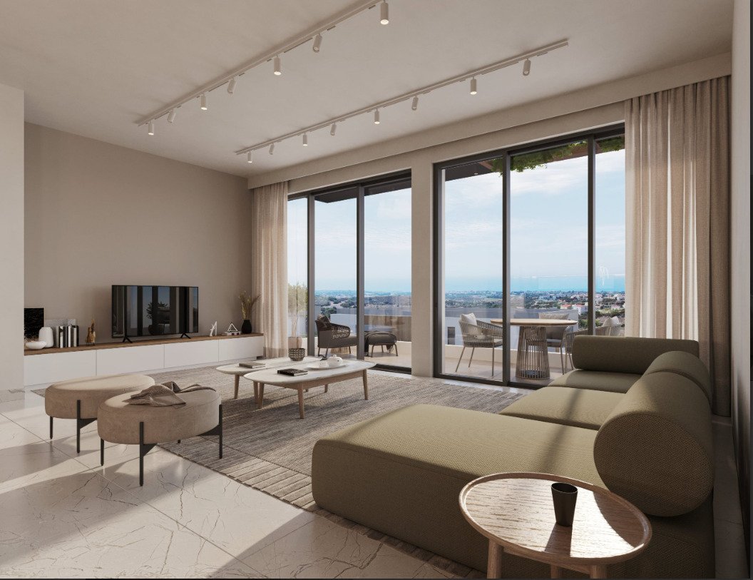 6 Luxus-Villen mit Blick über Paphos und sea view