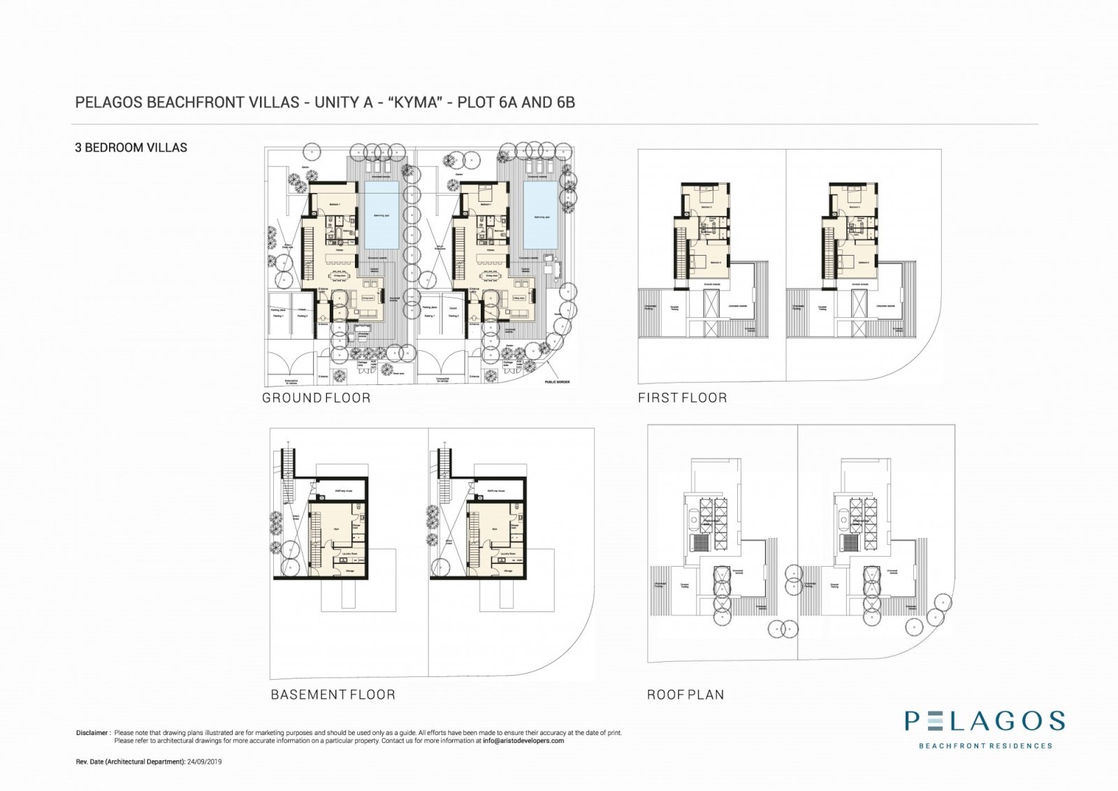 Seafront Villa Pelagos No 6b